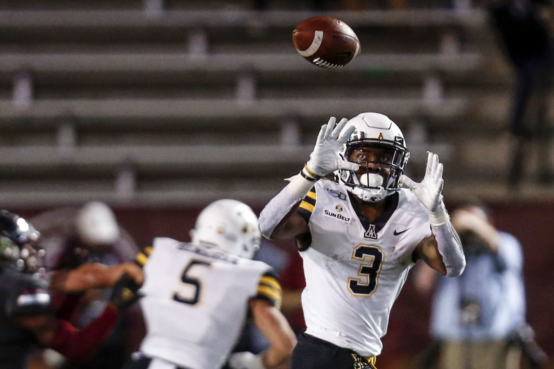 Louisiana Lafayette at No. 21 Appalachian State: Appalachian State 20-17
